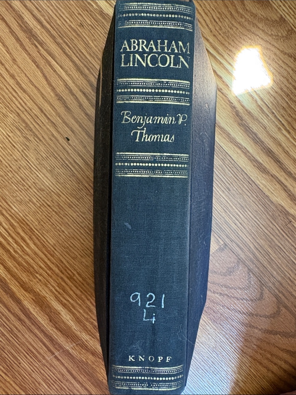 Benjamin P. Thomas 'Abraham Lincoln' Hardcover Book - Black